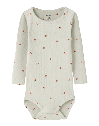 Name It - NBFBerries Bodystocking - Peyote Melange